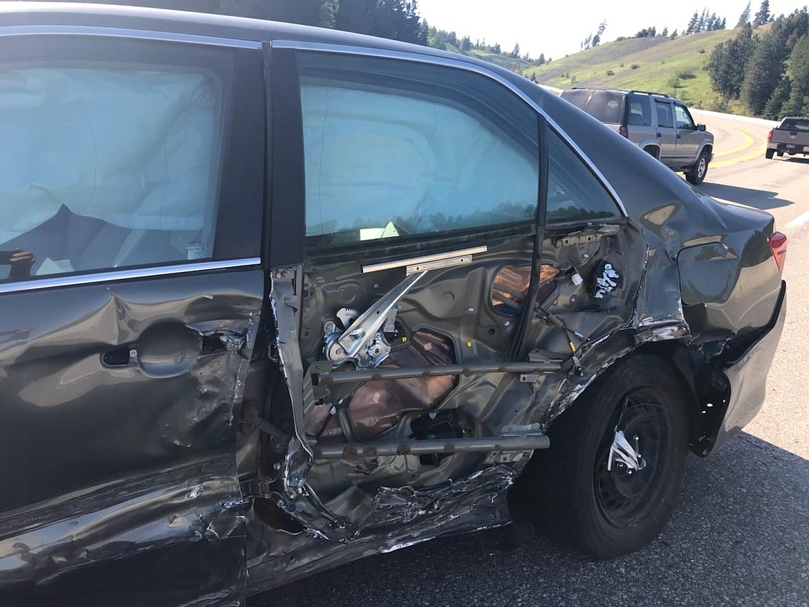 (Courtesy Photo)
Bonners Ferry Police Chief Brian Zimmerman attributes his safety to the multiple airbags and safety precautions built into the newer vehicles.