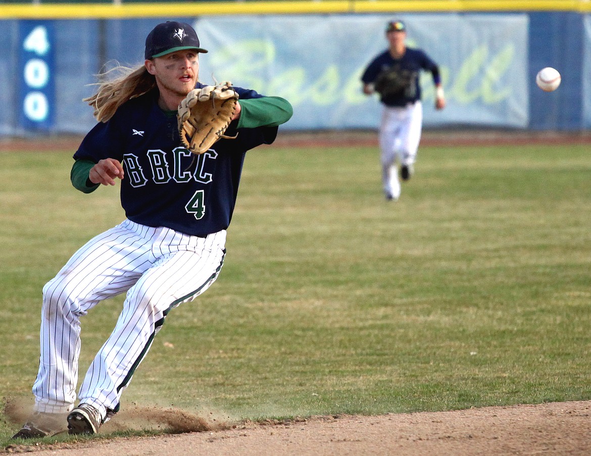 Rodney Harwood/Columbia Basin Herald
Big Bend&#146;s Kyle Tolf is one of the best shortstops in the NWAC with a .962 fielding percentage.