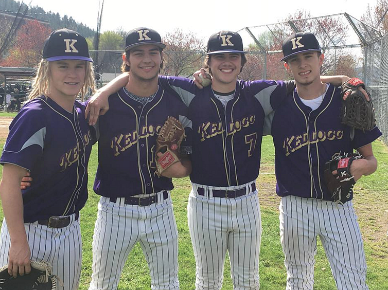 Kellogg celebrated baseball senior night last week honoring Clayton Jerome, Chris Jennings, Trevor Bumgardner and Tanner Mueller.