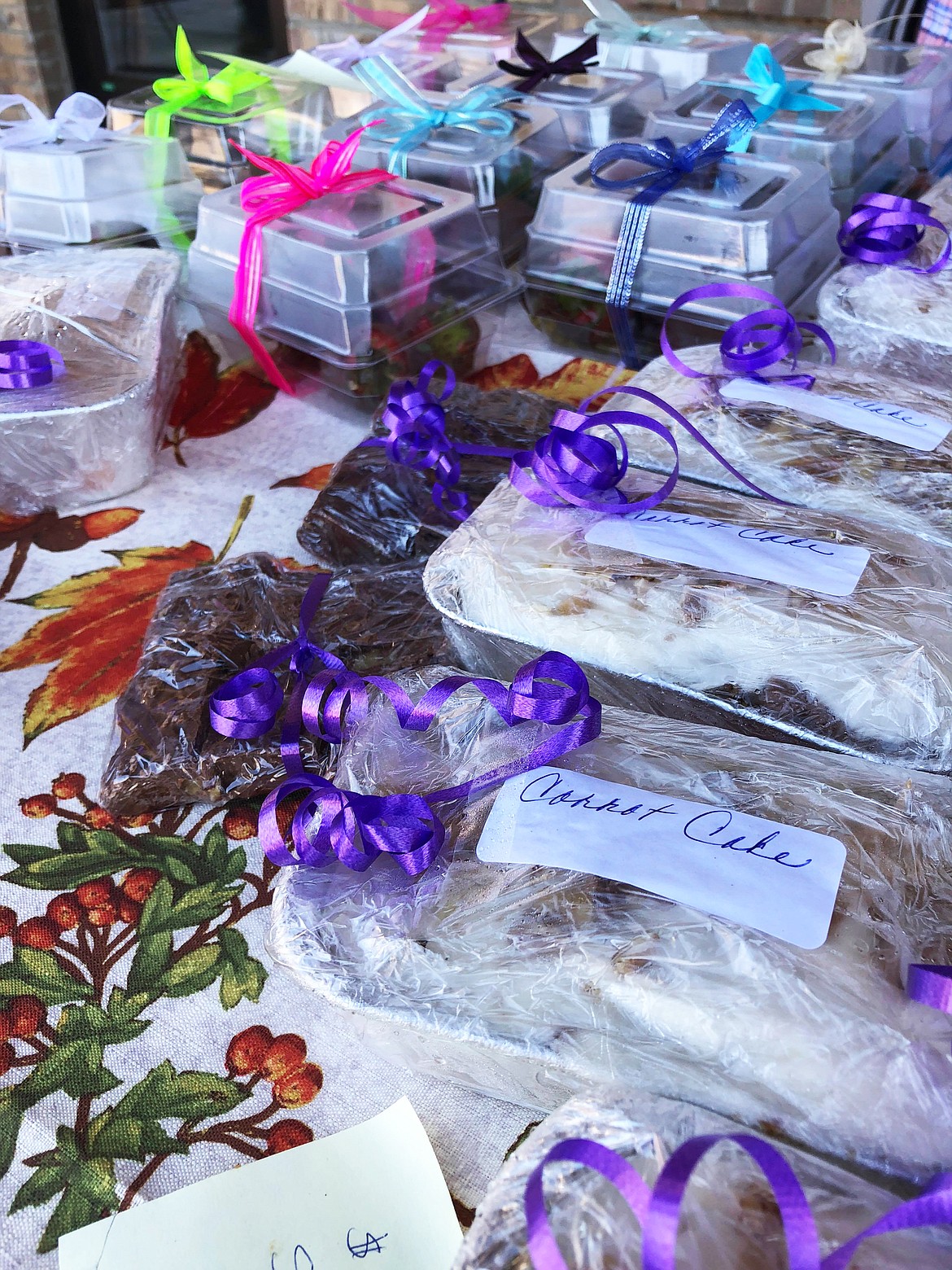 For those tht were looking for a sweet treat for mom on Sunday, they could grab a home baked good which included some beautiful ribbon wrapped around it (Erin Jusseaume/ Clark Fork Valley Press)