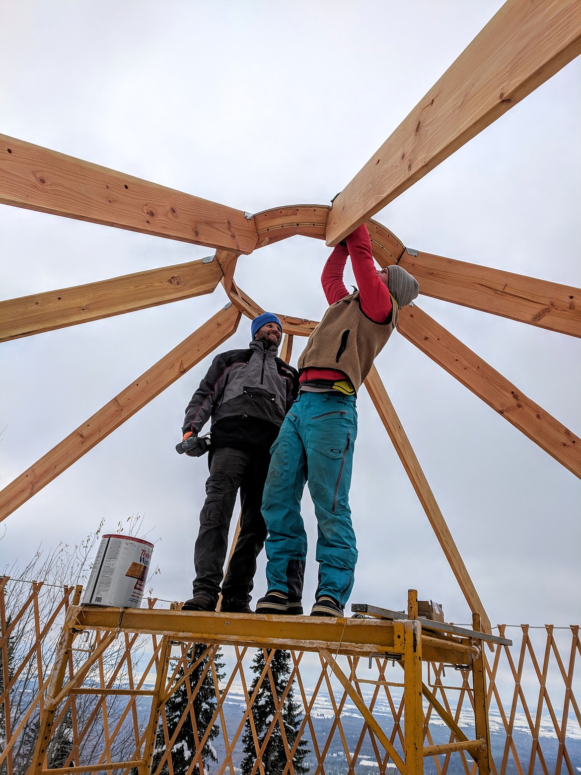 Designed by Missoulas Shelter Designs, the yurt provides access to Noisy Basin and the Jewel Basin. (Photo provided)