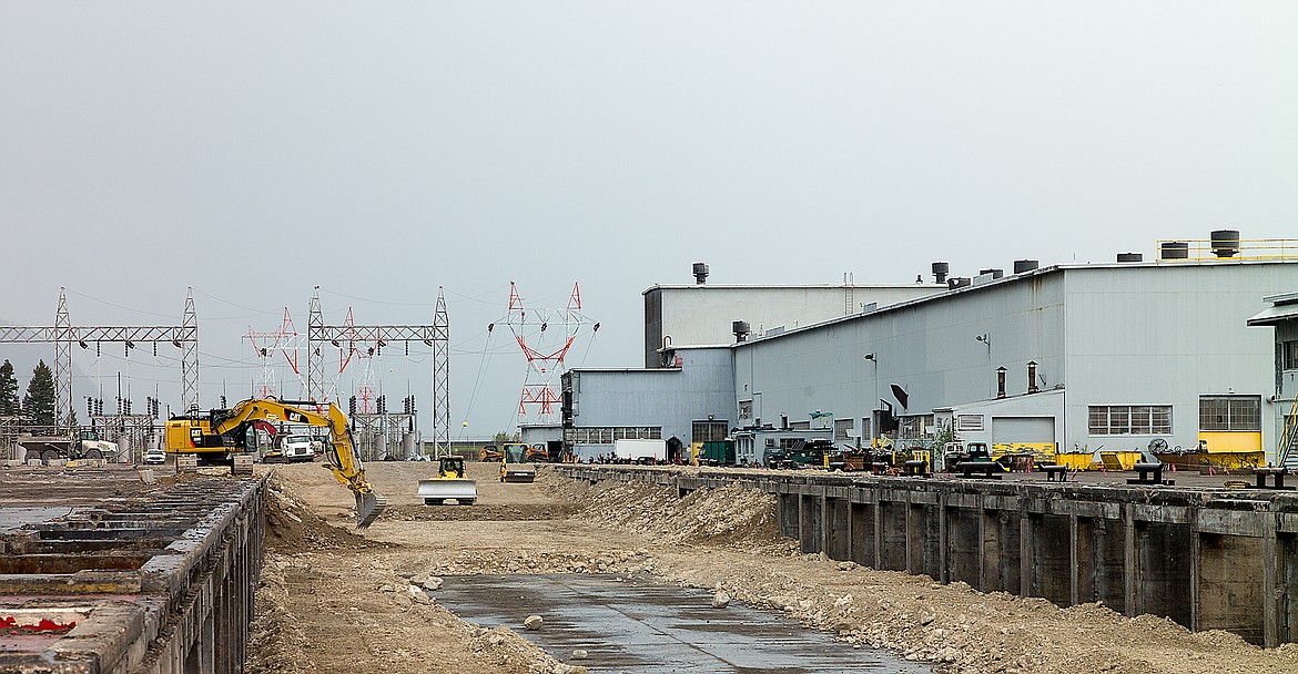 The old potlines are being filled with gravel. The concrete will remain, but the basement has been punched with holes so it drains, company officials said.