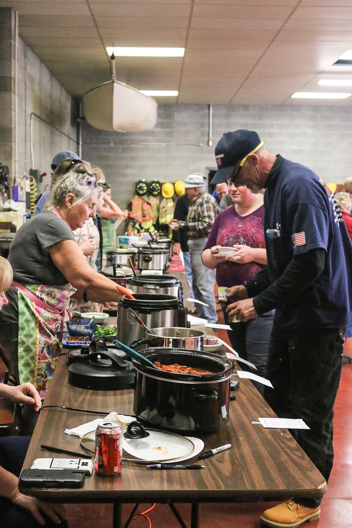 Photo by MANDI BATEMAN
The chili cookoff supported the Honor Guard.