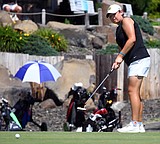 Kenedee Peters makes the shot of the tournament to win third 2A state medalist honor