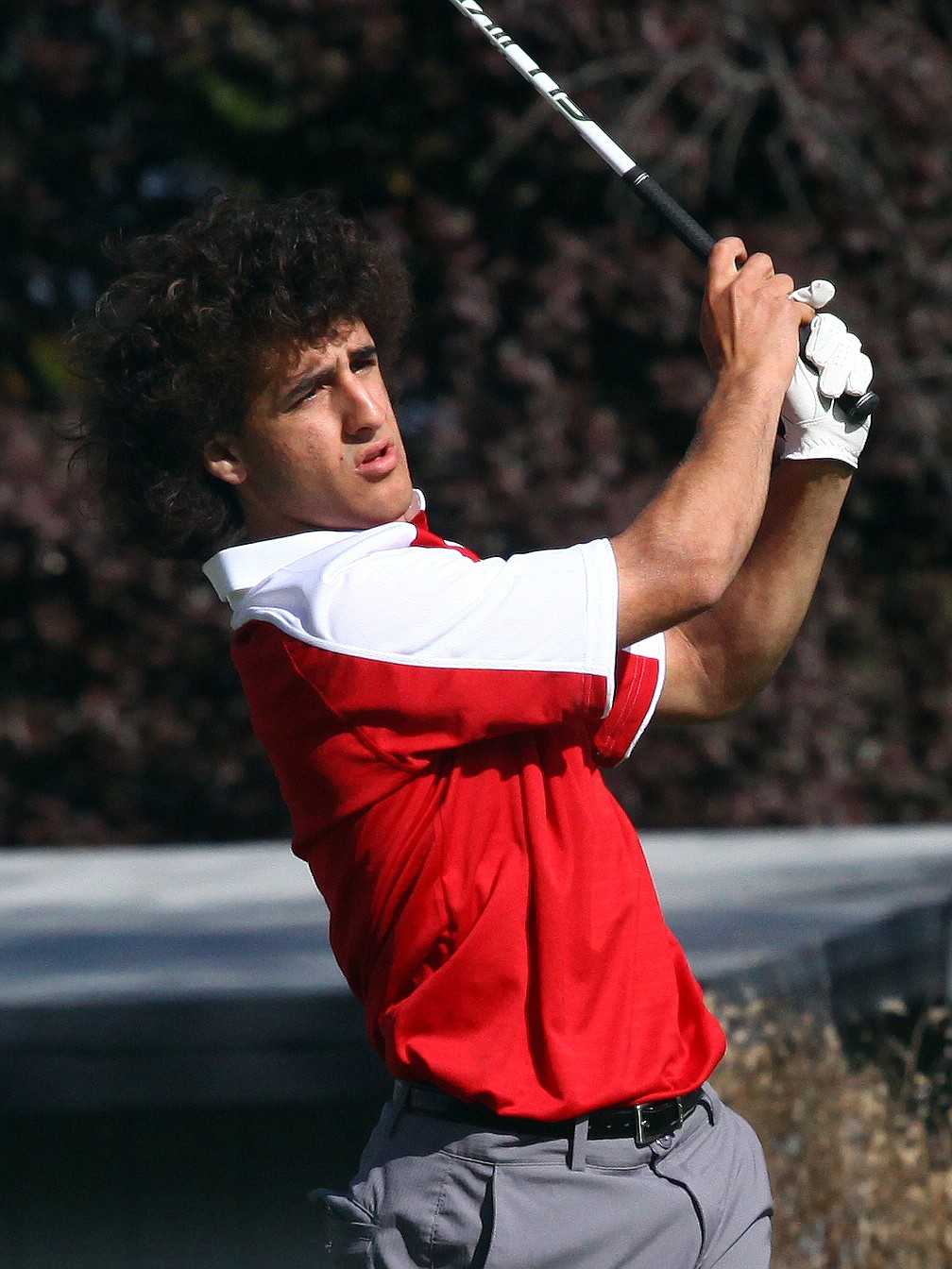 Rodney Harwood/Columbia Basin Herald
Othello sophomore Patrick Azevedo shot an opening day round of 75 to finish in a tie for 10th at Columbia Point Golf Course in Richland on Tuesday.