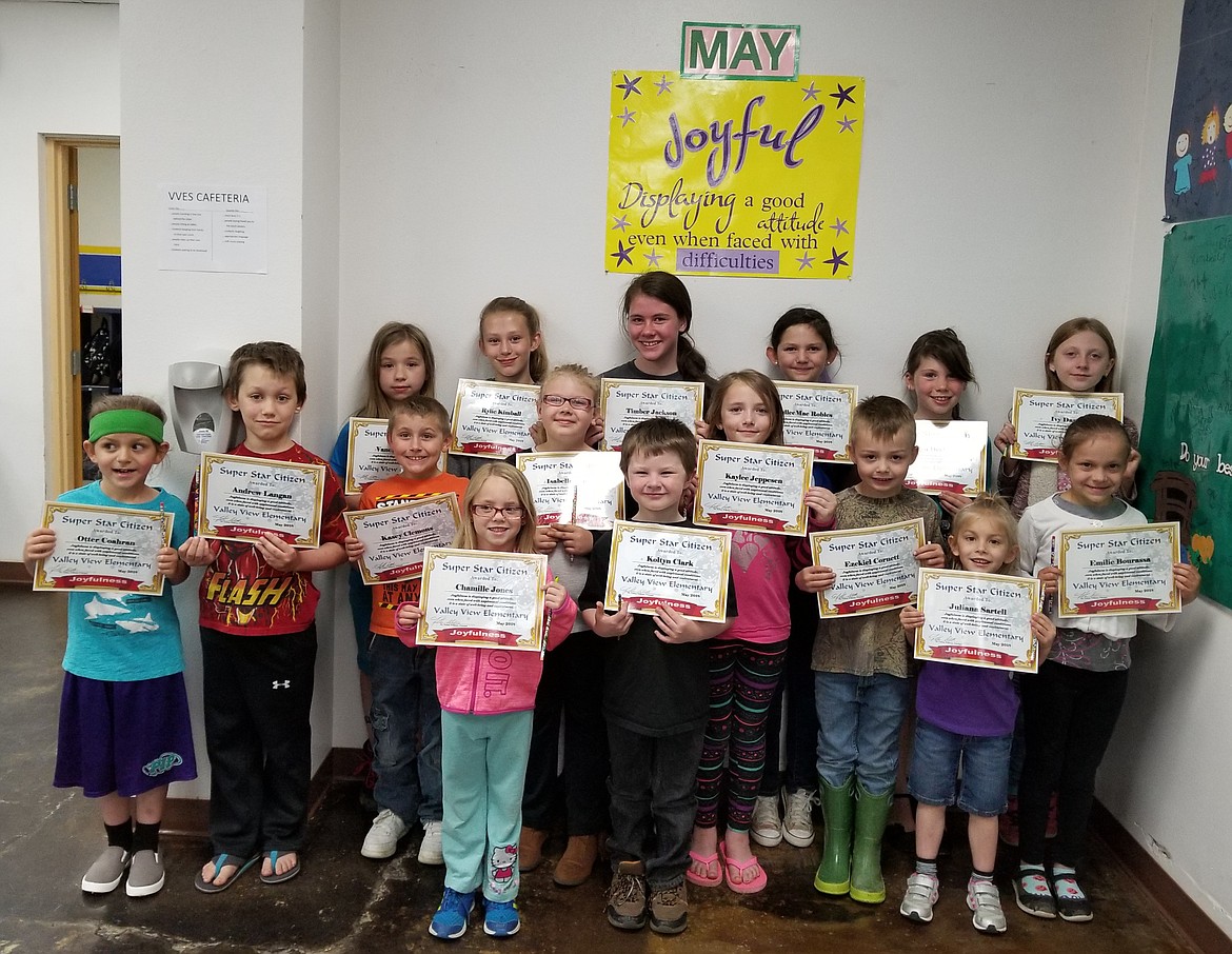 In May Valley View Elementary School celebrated the character trait of joy.