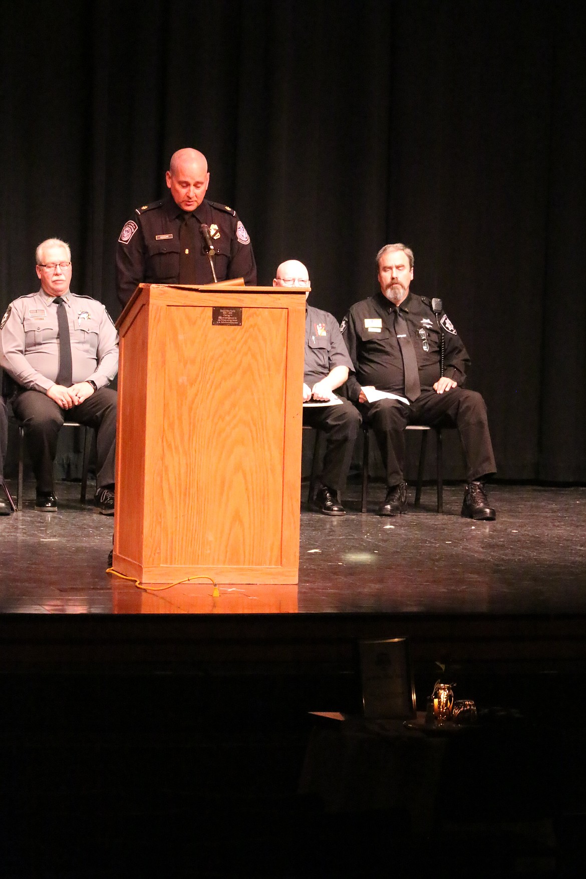 Photo by MANDI BATEMAN
129 names were read during the reading of 2017 LODD memorial list.