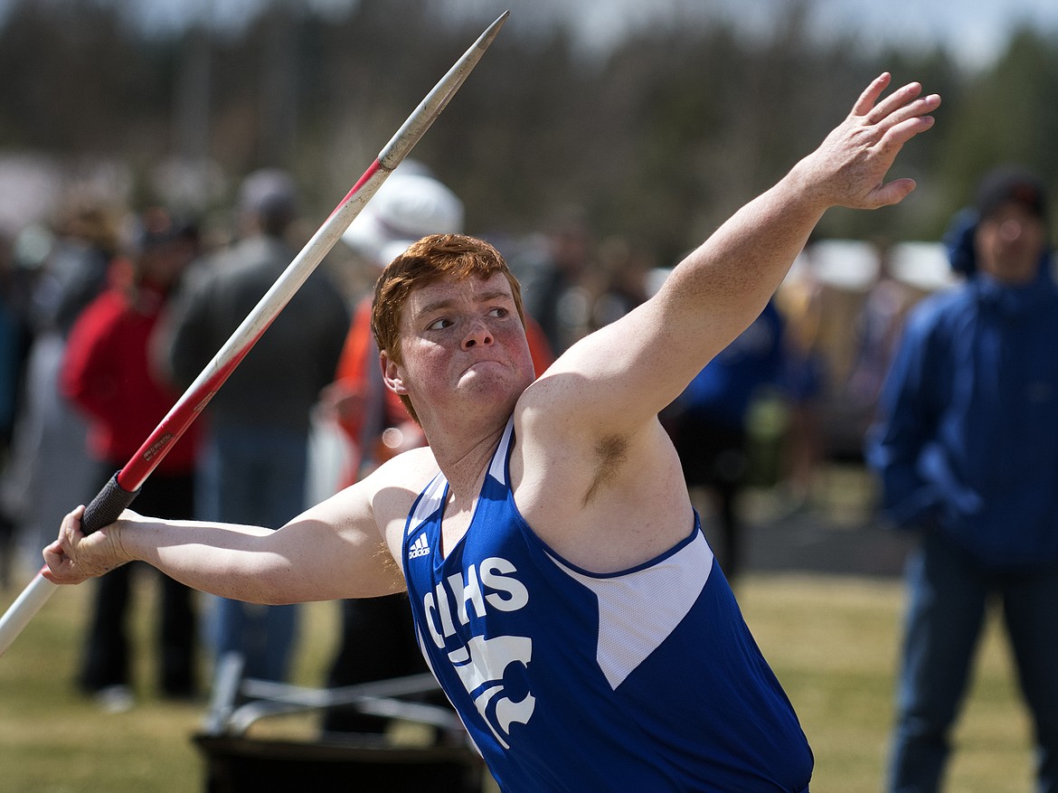 Tanner Gove will be going to state in the Javelin for the Wildcats after finishing fourth at divisionals this weekend. (Jeremy Weber photo)