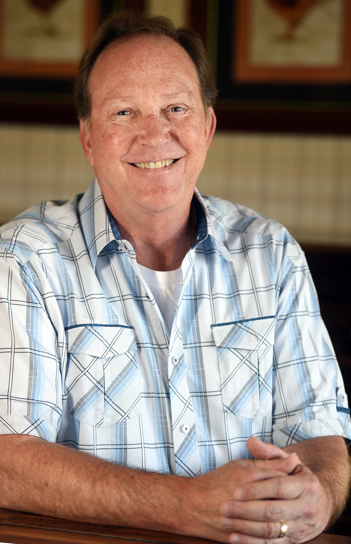 Tom Hicks, founding member of the Gypsy Theatre Guild, at his home in Woods Bay. (Brenda Ahearn/Daily Inter Lake)