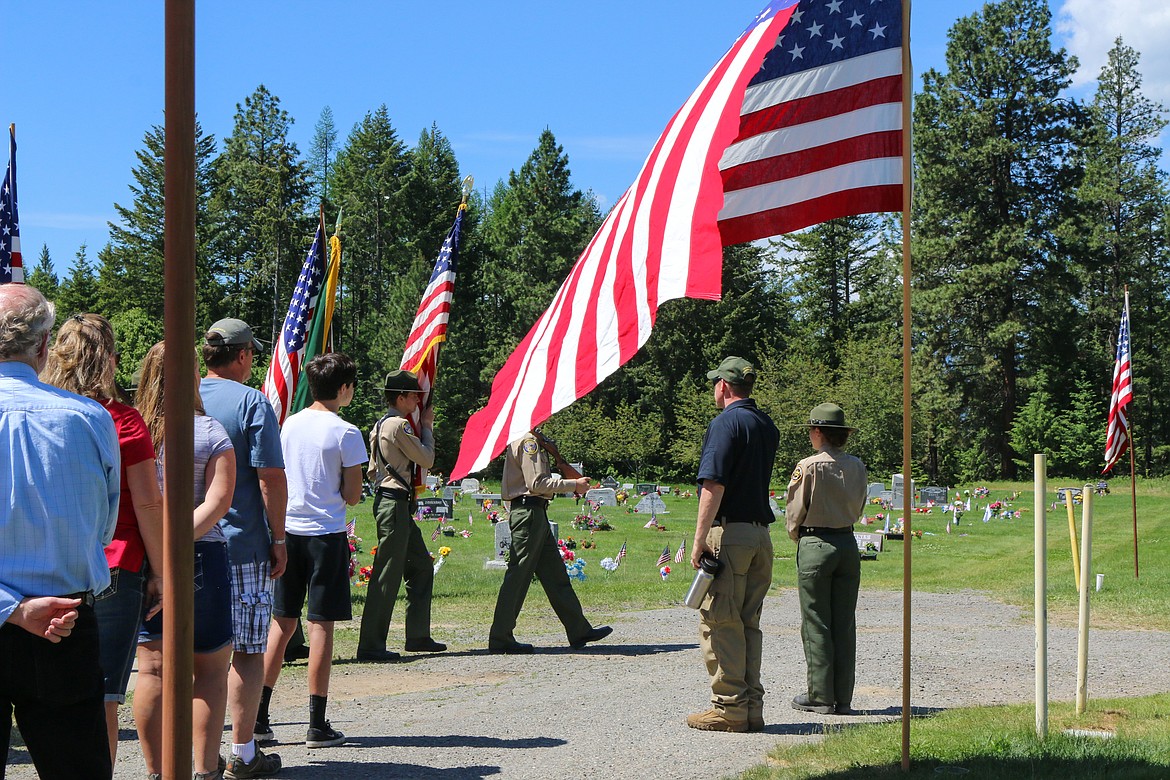 Photo by MANDI BATEMAN
The Border Patrol Explorer Honor Guard.