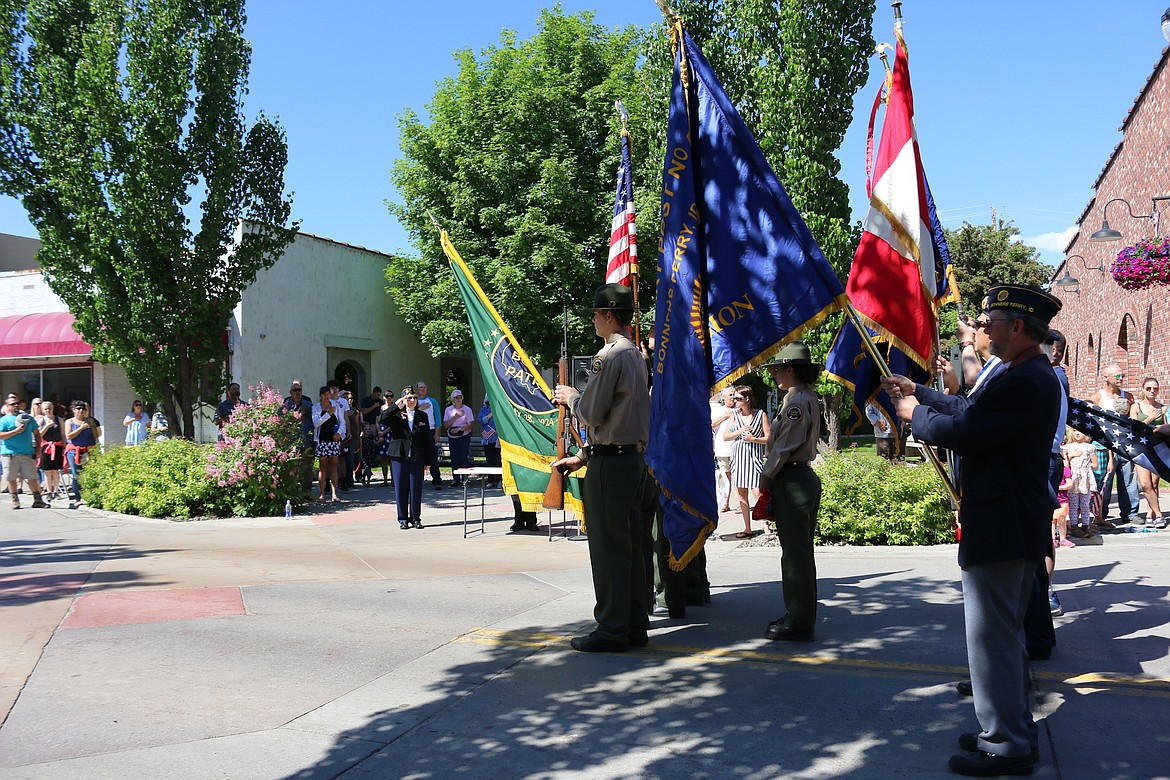 Photo by MANDI BATEMAN
The Border Patrol Explorers Honor Guard led the parade.