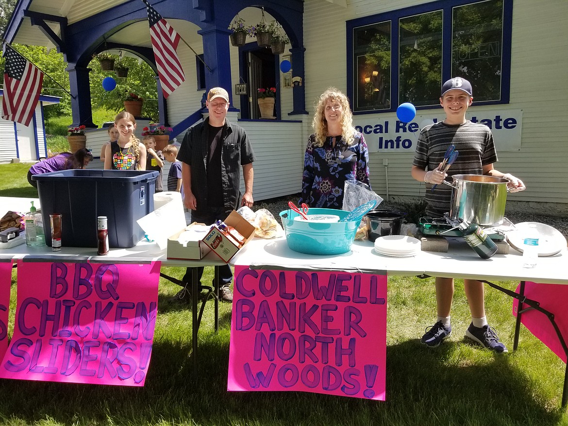 Photo by MANDI BATEMAN
Coldwell Banker North Woods Realty held its second annual customer appreciation day on Wednesday, May 23. Owner CJ Tuma said they had an &#147;awesome turnout.&#148; They served barbecue pulled chicken sandwiches as a free lunch to everyone, as a thank you to Bonners Ferry. &#147;It&#146;s a great way to give back,&#148; said Tuma.