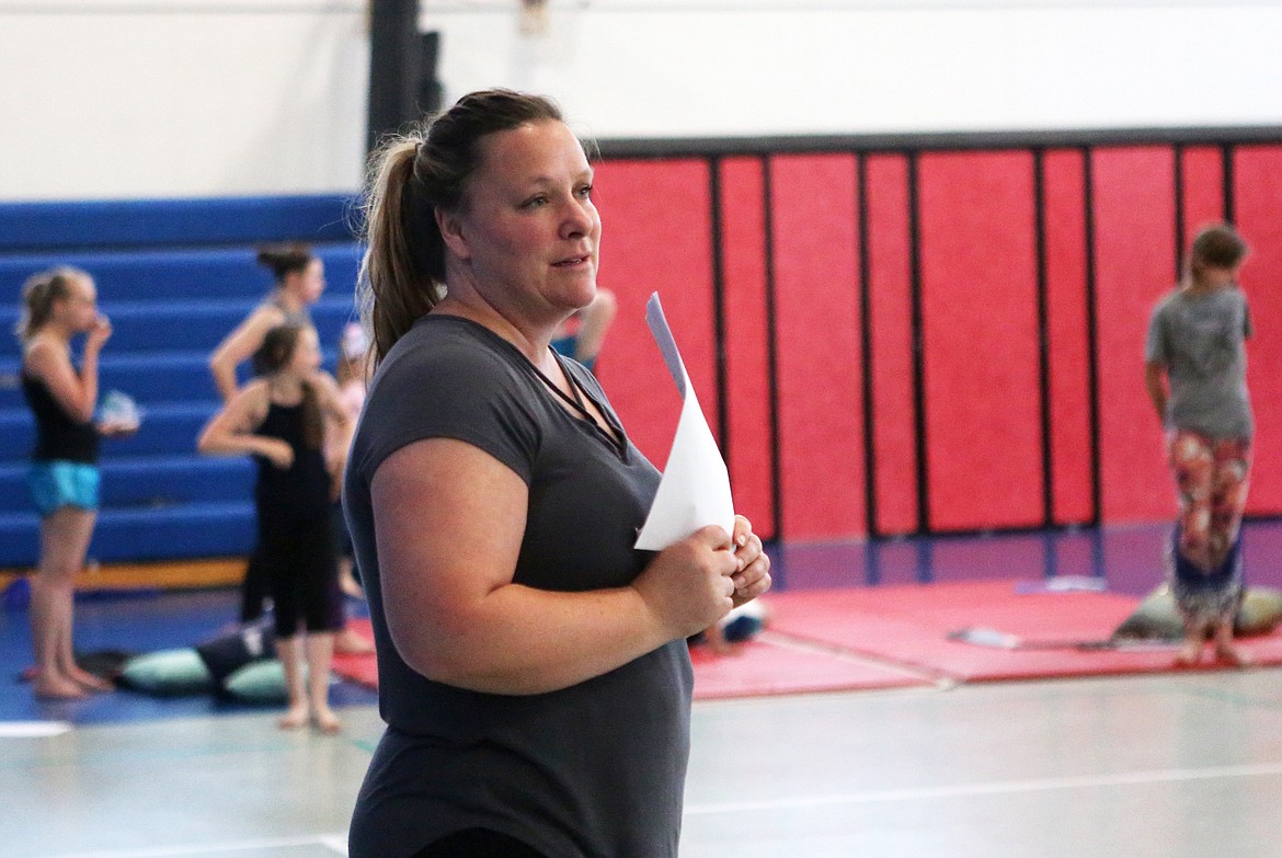 Studio owner Cara Campbell is pictured during a rehearsal for &#147;Aladdin&#146;s Journey&#148; at Lakeside Elementary School on Monday. (Mackenzie Reiss/Daily Inter Lake)