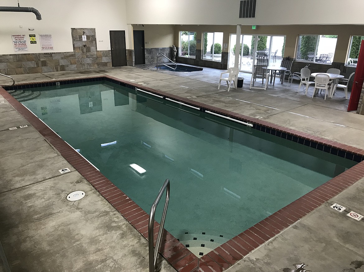 Courtesy photo
Golden Spike&#146;s indoor pool and jacuzzi utilizes salt water chlorination.