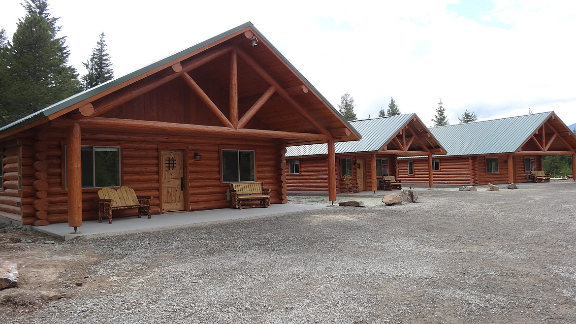 Courtesy photo
The Log Inn have opened the first three log cabins to visitors as a home away from home.