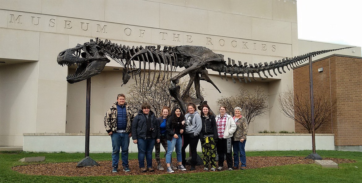 Science Club students from Superior enjoyed a trip to the Museum of the Rockies in Bozeman as part of their trip earlier this month (Photo courtesy of Beau Servo)