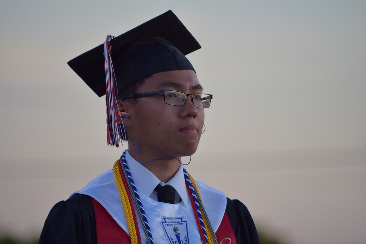 Charles H. Featherstone/Columbia Basin Herald - Othello High School 2018 valedictorian Andrew Chen.