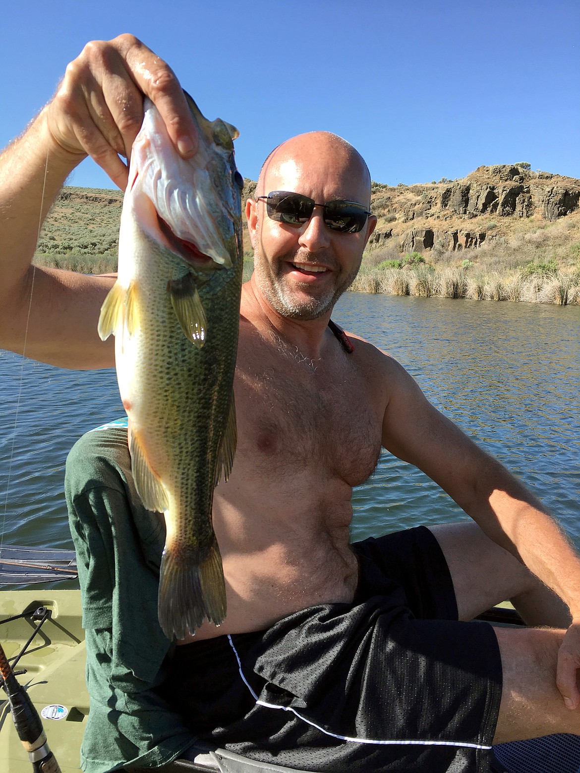 MarDon Resort/courtesy photo
Shon Webb on a kayak trip on Corral Lake with a nice Largemouth bass.