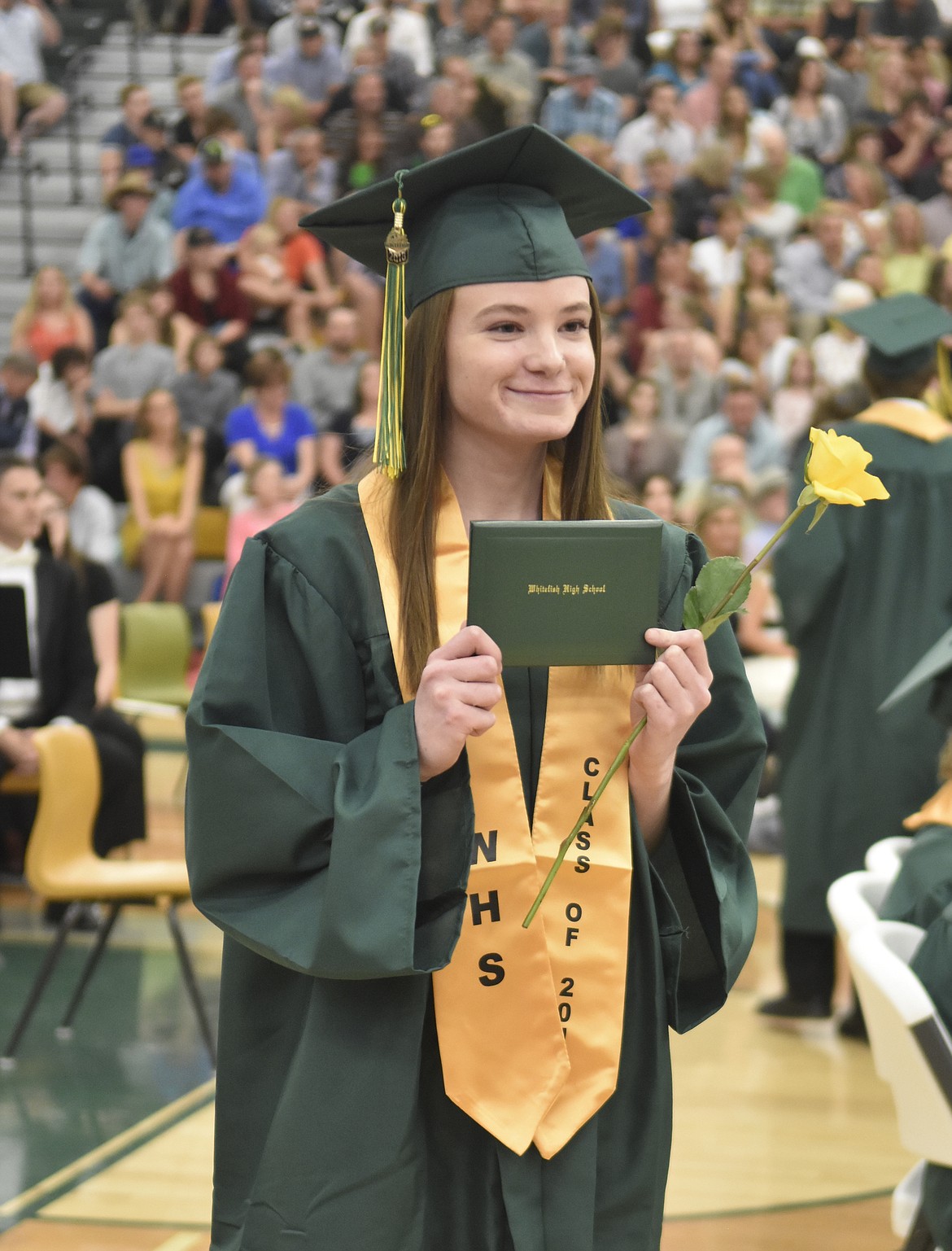 Whitefish High School graduated 112 seniors with the class of 2018 during the June 2 commencement ceremony at the high school gym. (Heidi Desch/Whitefish Pilot)