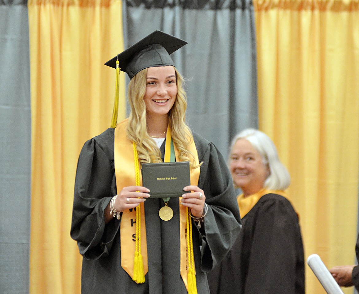 Whitefish High School graduated 112 seniors with the class of 2018 during the June 2 commencement ceremony at the high school gym. (Heidi Desch/Whitefish Pilot)