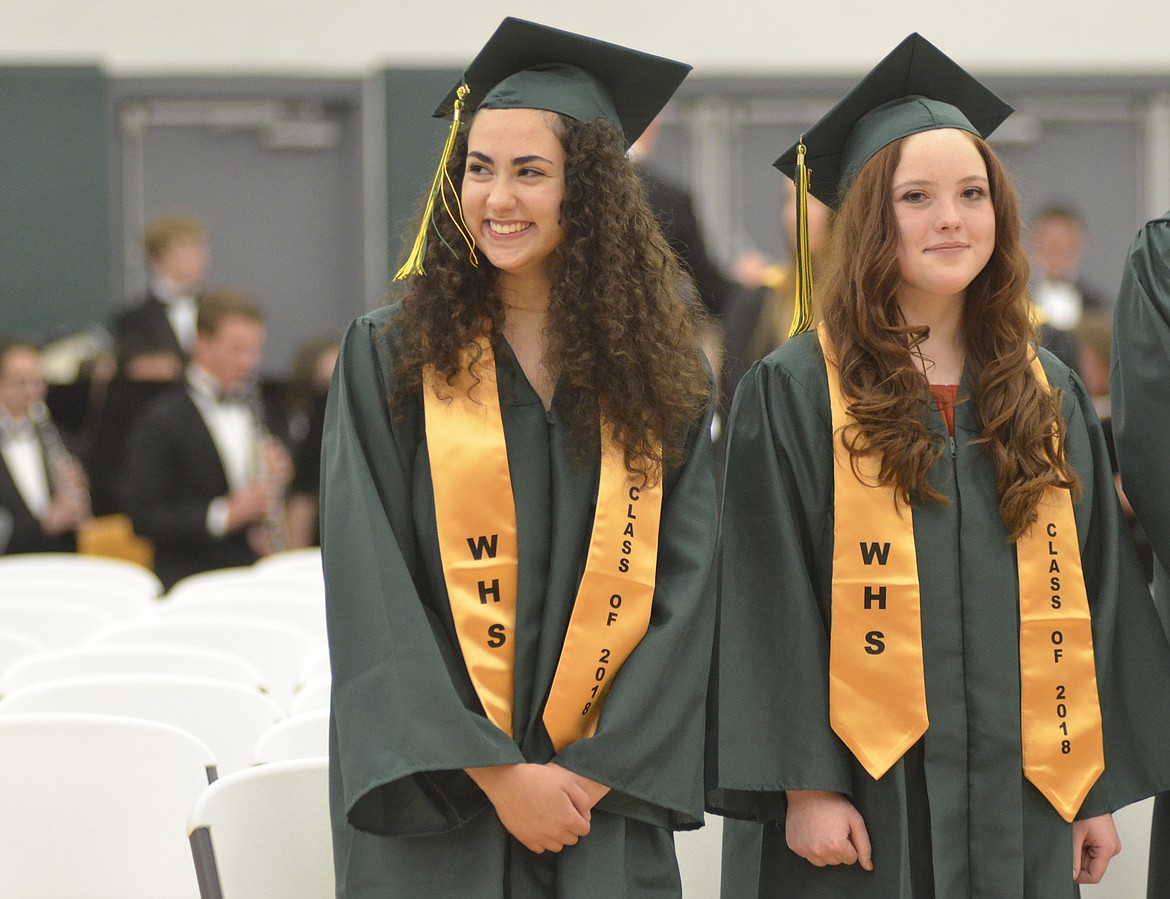 Whitefish High School graduated 112 seniors with the class of 2018 during the June 2 commencement ceremony at the high school gym. (Heidi Desch/Whitefish Pilot)