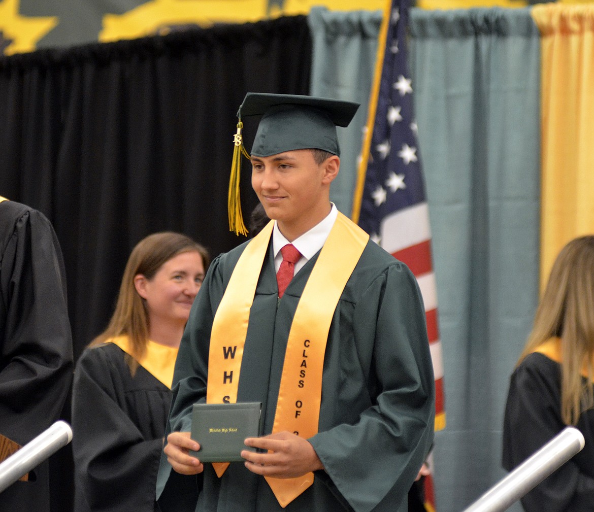 Whitefish High School graduated 112 seniors with the class of 2018 during the June 2 commencement ceremony at the high school gym. (Heidi Desch/Whitefish Pilot)