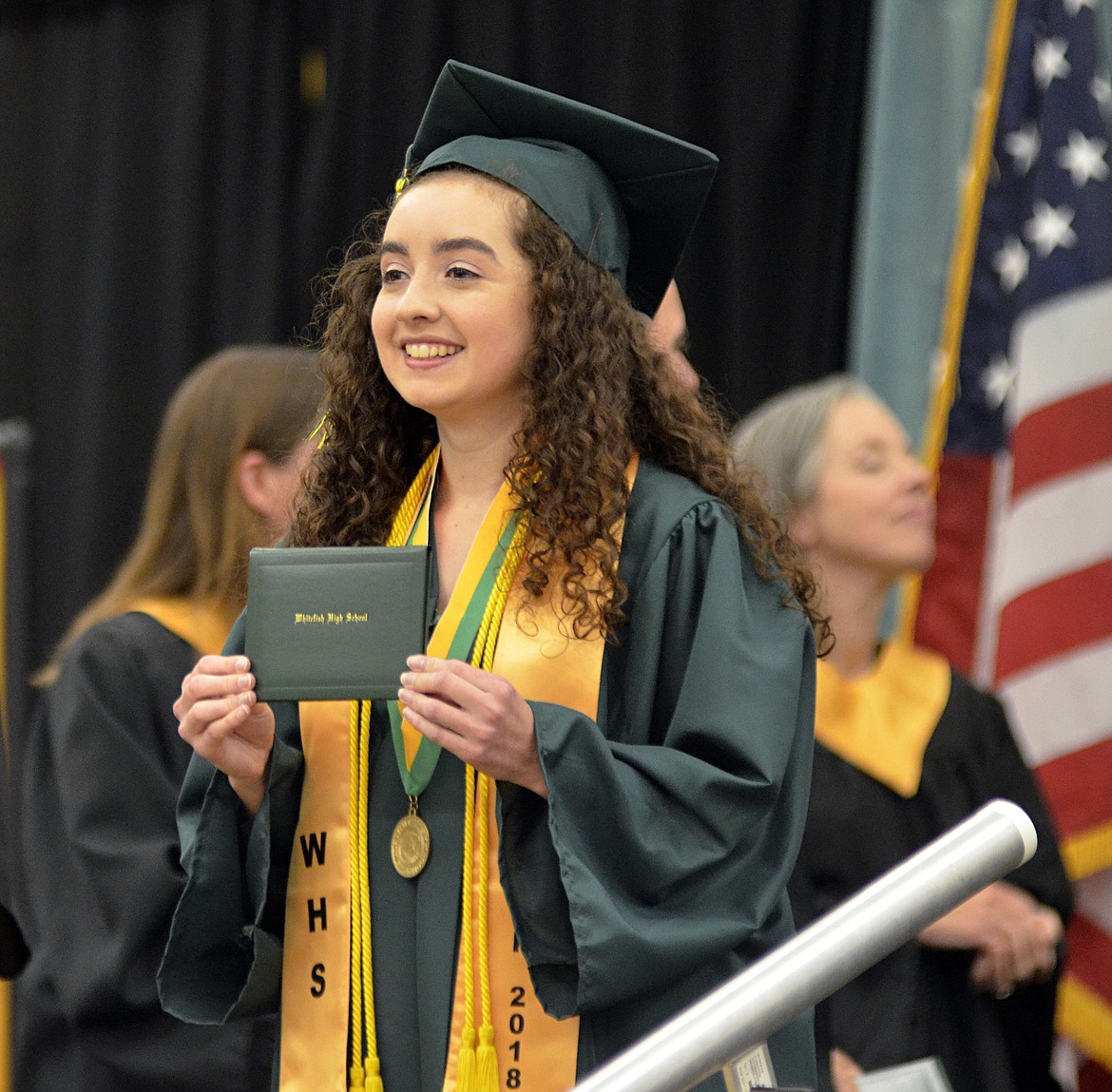 Whitefish High School graduated 112 seniors with the class of 2018 during the June 2 commencement ceremony at the high school gym. (Heidi Desch/Whitefish Pilot)