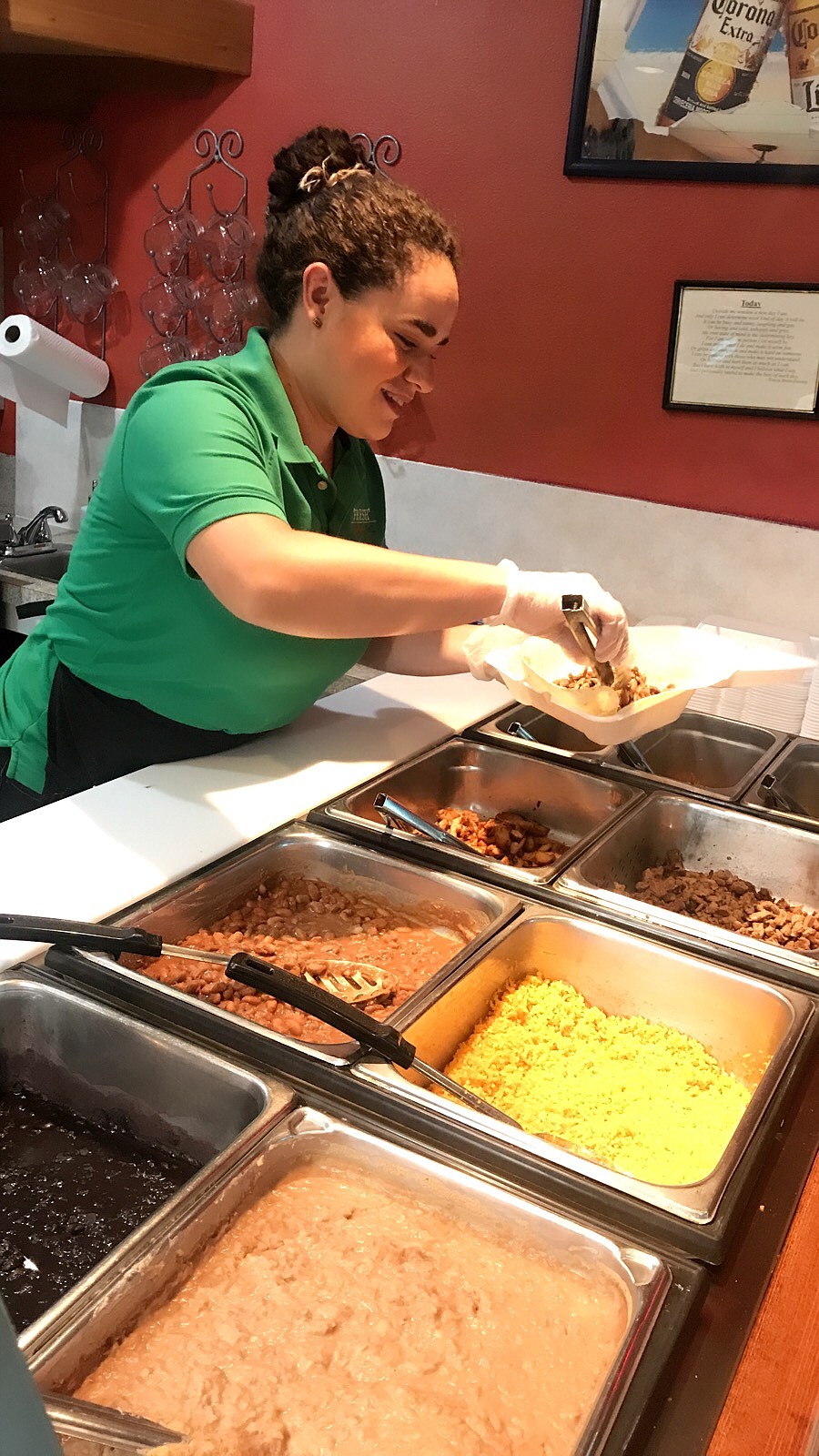 Courtesy photo
Adriana Lopez prepares an order at Fresh Mexican Grill on Mullan Avenue near Walmart in Post Falls.