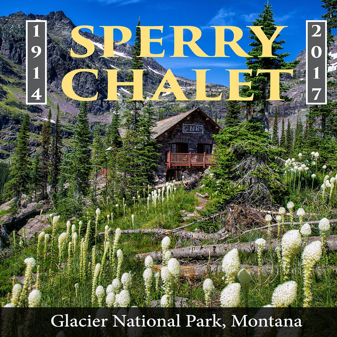 The cover of Bouda&#146;s latest book, &#147;Sperry Chalet 1914-2017&#148; depicts the famed Glacier National Park building shortly before it burned in the 2017 Sprague Fire. (Courtesy of Bret Bouda)