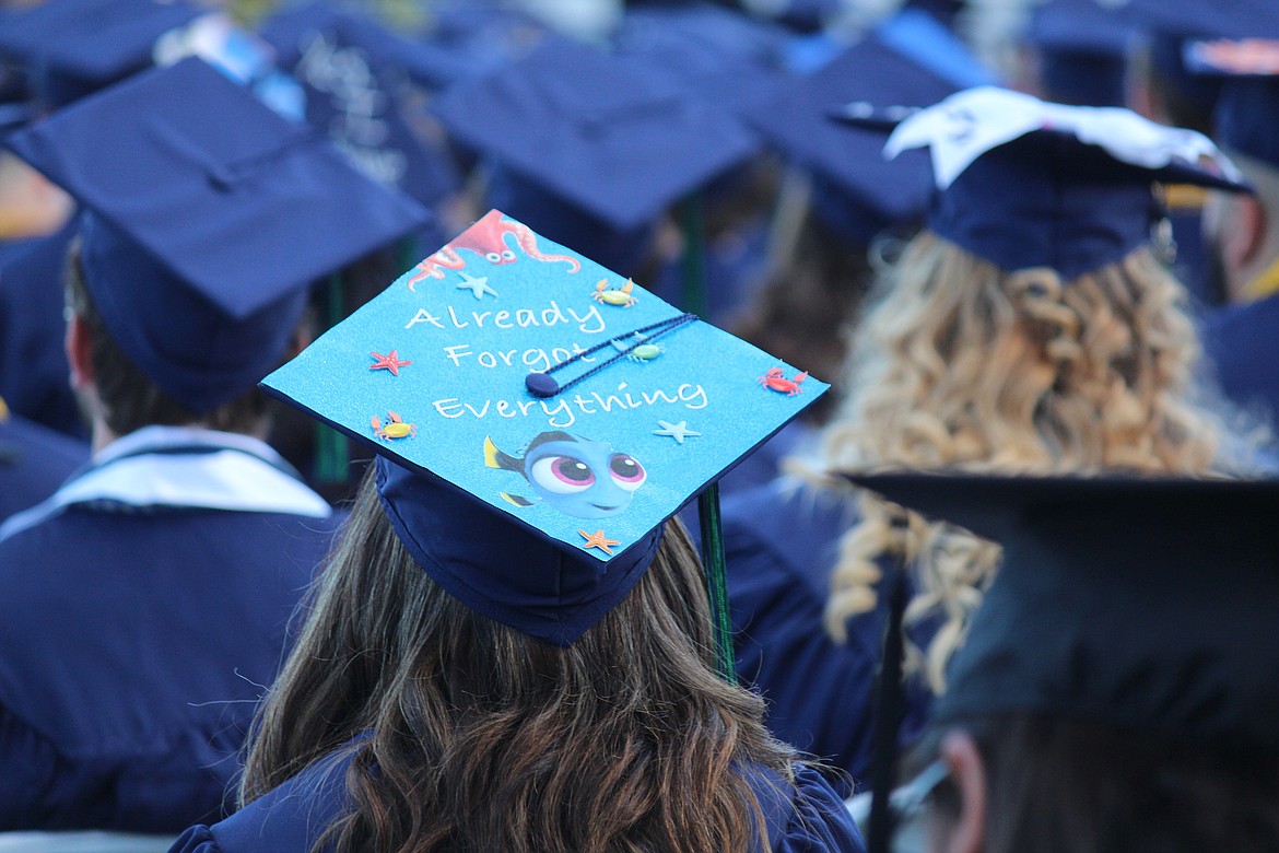 Cheryl Schweizer/Columbia Basin Herald
A new BBCC graduate makes an admission.