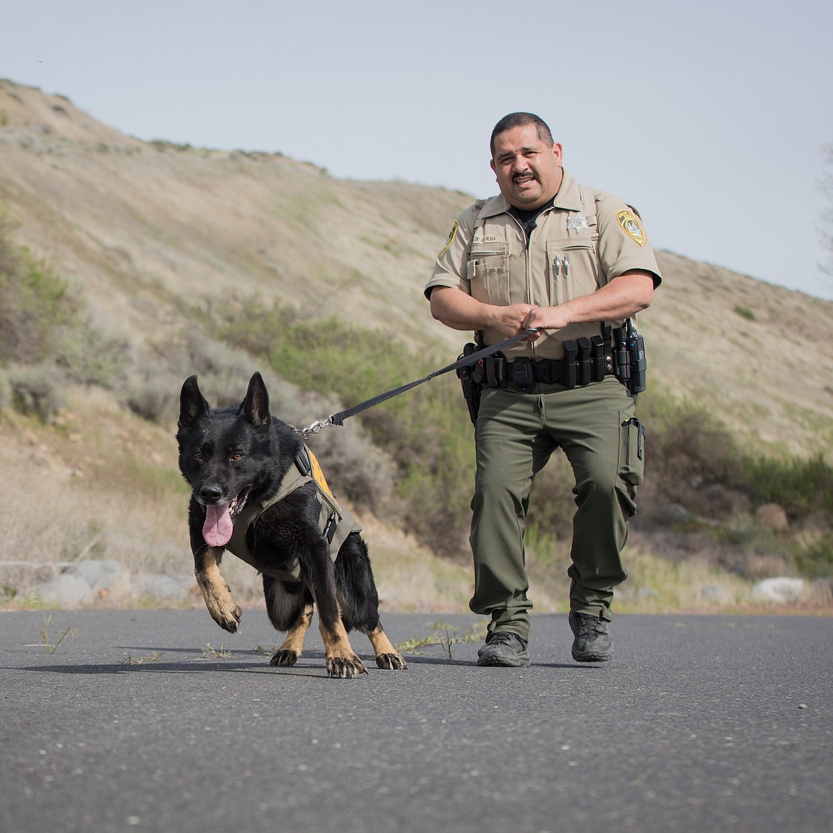 Grant County Sheriffs Office/courtesy photo

Deputy Dave De La Rosa and K-9 Deputy Grizzly.