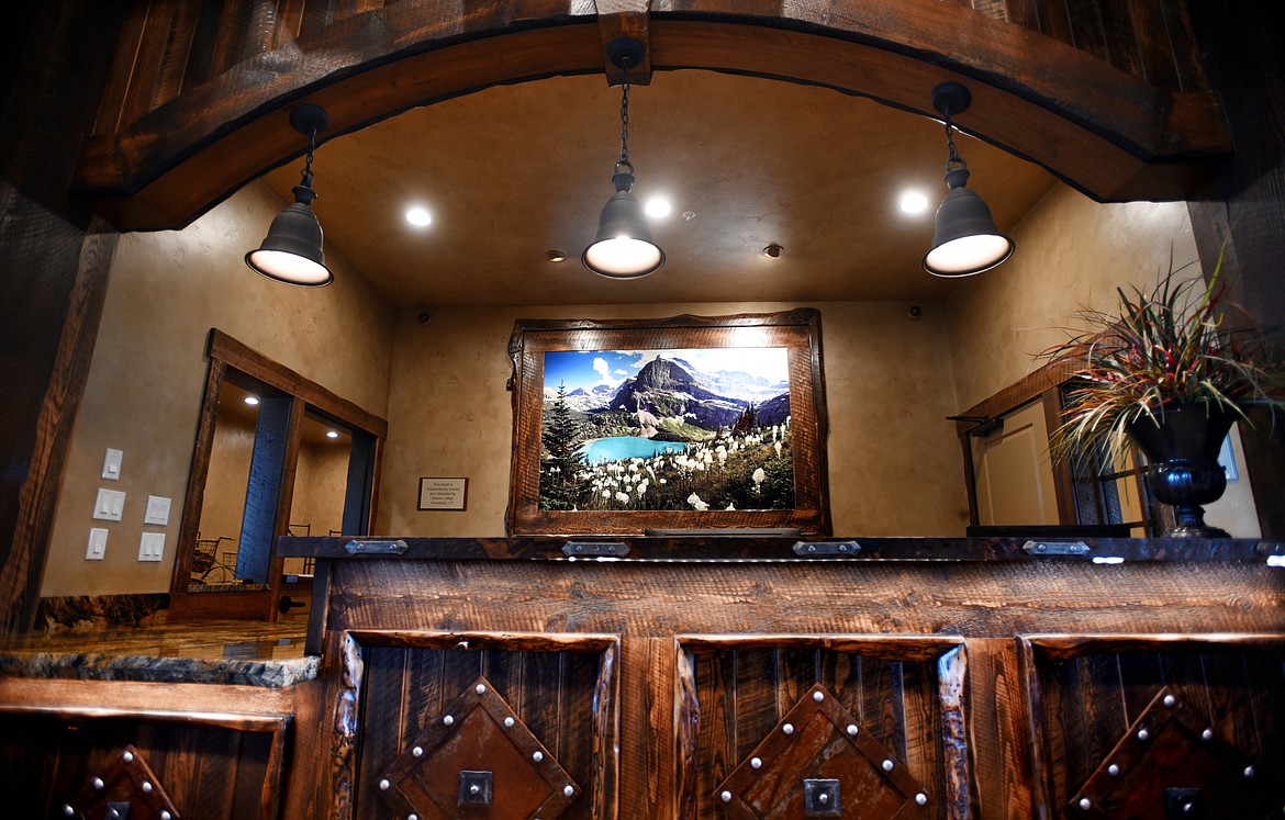 The front desk of the new Country Inn and Suites by Radisson near Glacier Park International Airport on Wednesday afternoon, June 6.(Brenda Ahearn/Daily Inter Lake)