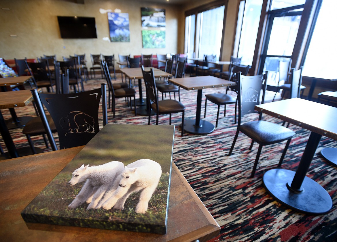 The breakfast area at the new Country Inn and Suites by Radisson near Glacier Park International Airport.