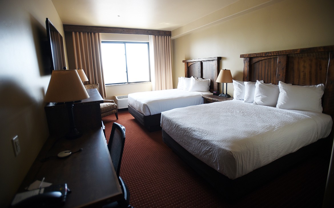 A double queen room at the new Country Inn and Suites by Radisson near Glacier Park International Airport on Wednesday afternoon, June 6.(Brenda Ahearn/Daily Inter Lake)