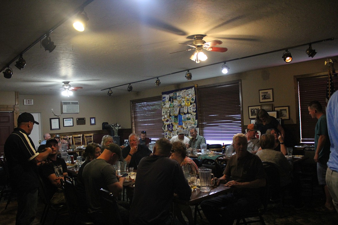 Photo by TANNA YEOUMANS
The room increasingly filled with laughter and discussion as the night progressed.