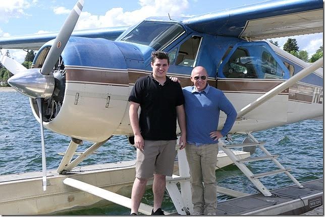 Courtesy photos
Noah and Neil Lunt with Brooks Seaplane, which operates off Independence Point on Lake Coeur d&#146;Alene.