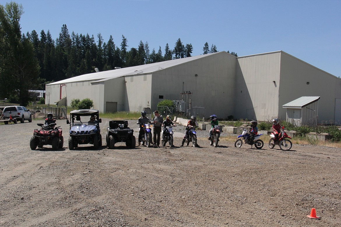 (Courtesy Photo)
Off-highway vehicle (OHV) certification course taught by Boundary County Sheriff&#146;s Office on June 3.