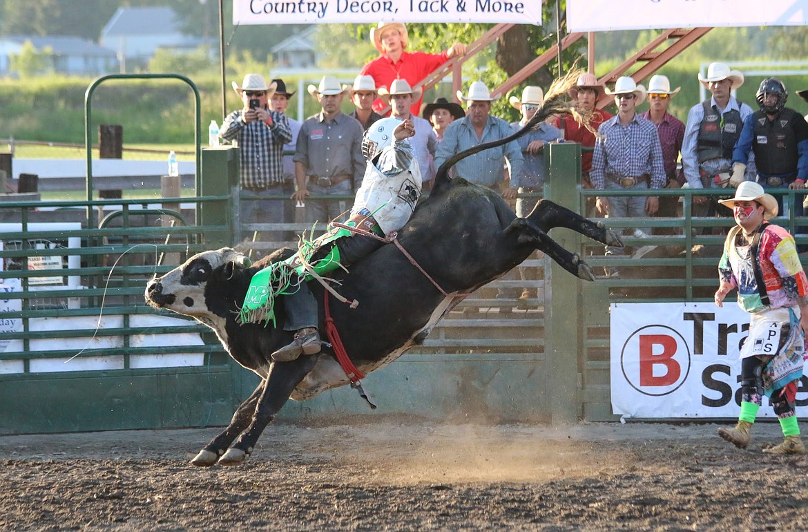 Photo by MANDI BATEMAN
2018 Bull Bash.  Mason Payne from Reardan. WA.