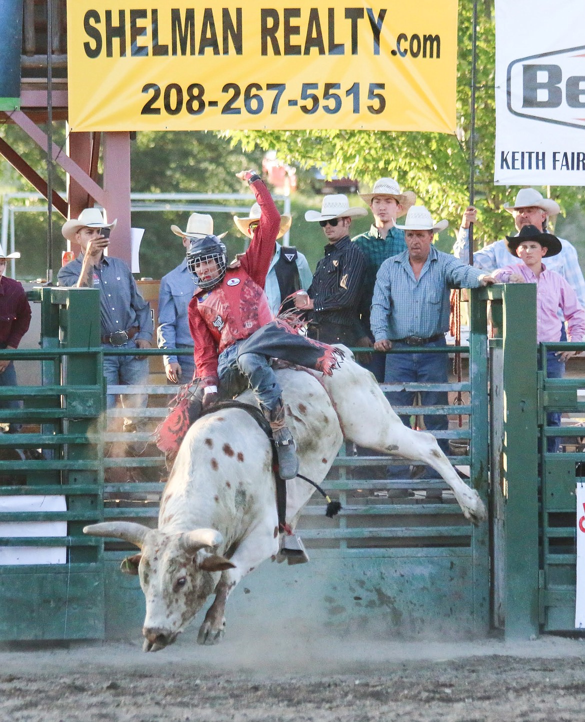 Photo by MANDI BATEMAN
Bull Bash 2018. Waylon Ladue from Browning, MT.