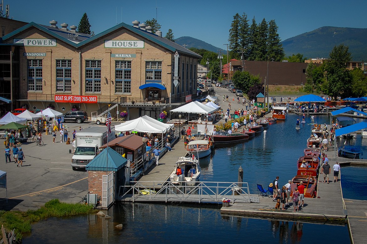 The Sandcreek Lofts will be at the heart of activities and recreation in Sandpoint, including the Wooden Boat Show at Sandpoint Marina, held in July.