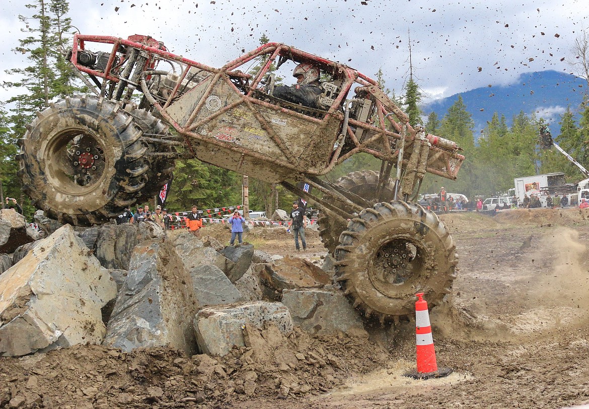 Photo by MANDI BATEMAN
The rain added an extra obstacle, making the course muddy and the rocks slippery.