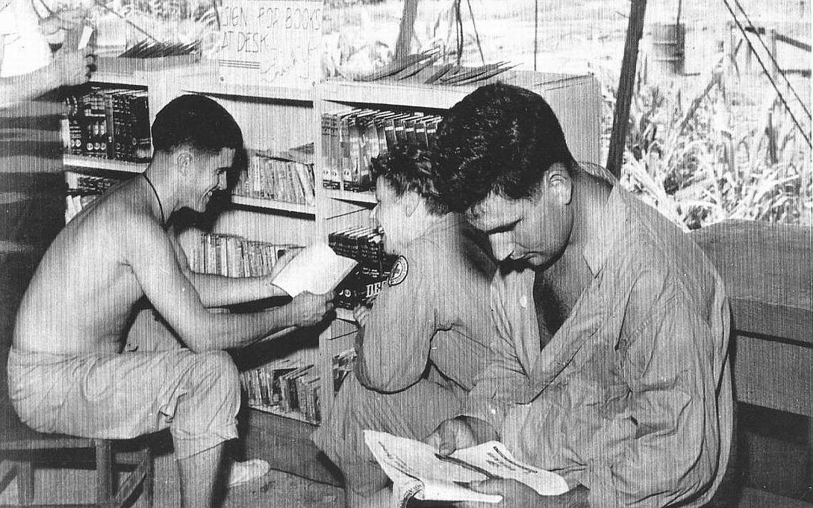 Photo courtesy of DAN GOICOECHEA
Joe Goicoechea from Boise (on right) died in 2016 and may have been the last survivor of the Japanese attack on Wake Island, where he worked as a civilian contractor and became a prisoner of war in Shanghai shown here after being liberated in 1945.