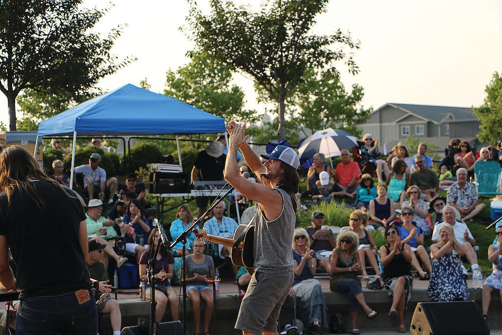 Photo by DIANE HIGDEM
Returning again this year, the John Welsh Band out of Vancouver, Canada, wows the crowd with upbeat, high energy music with reggae and latino influences.