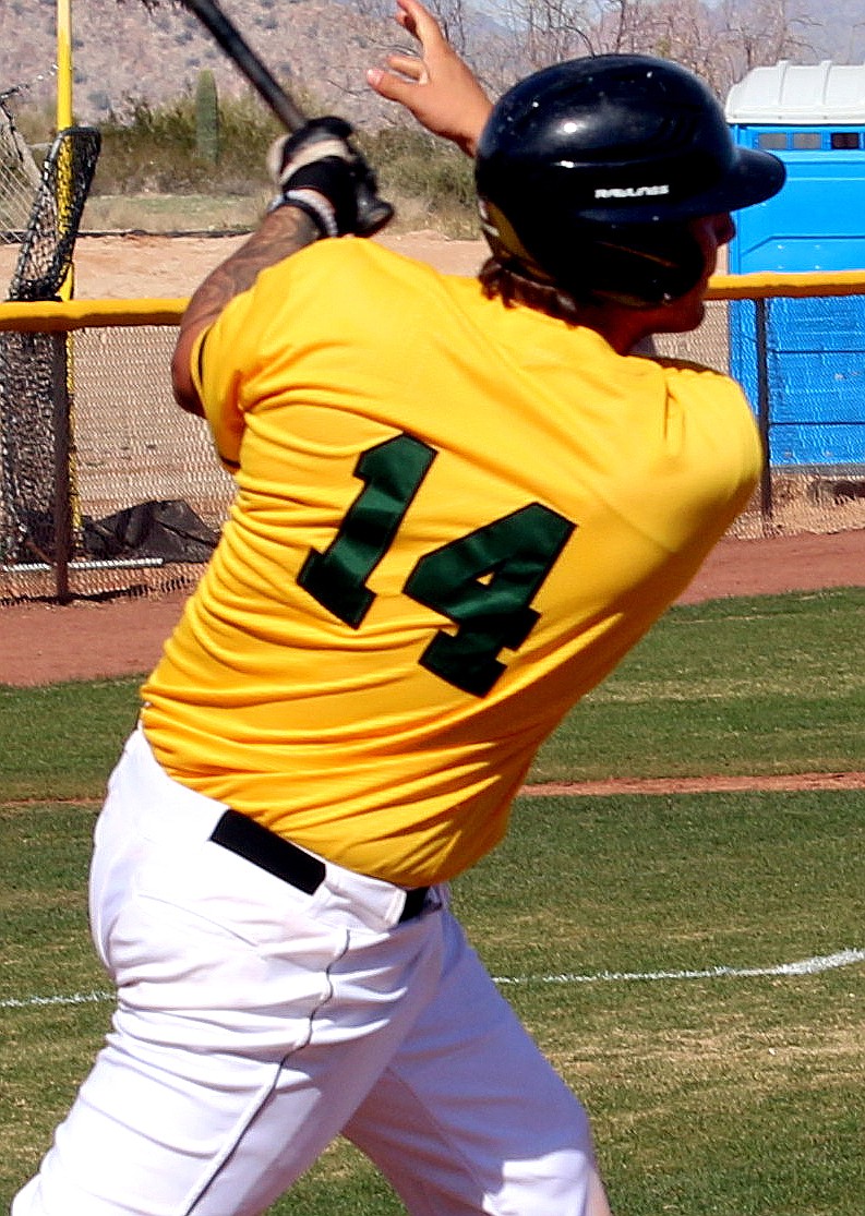 Central Arizona athletics
Alix Garcia of Othello finished his Central Arizona baseball career hitting .350. He was an all-conference first team selection his first season and second team all-conference as a sophomore.