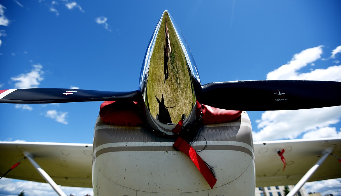 A Cessna Skywagons at the Kalispell City Airport.