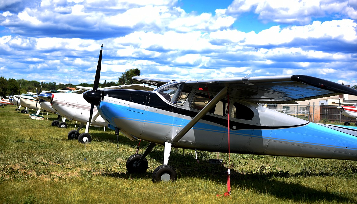 One hundred and six 180/185 Cessna Skywagons are congregated at the Kalispell City Airport this week for the annual&#160;Cessna Skywagon 180/185 Type Club convention.&#160;(Brenda Ahearn/Daily Inter Lake)