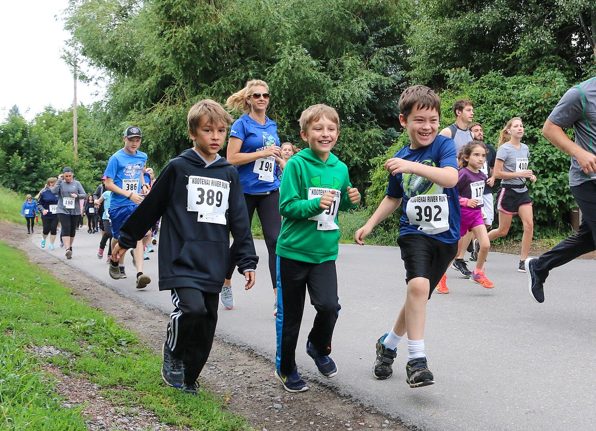 Photo by MANDI BATEMAN
There were many young competitors that came out to compete in the Kootenai River Run.