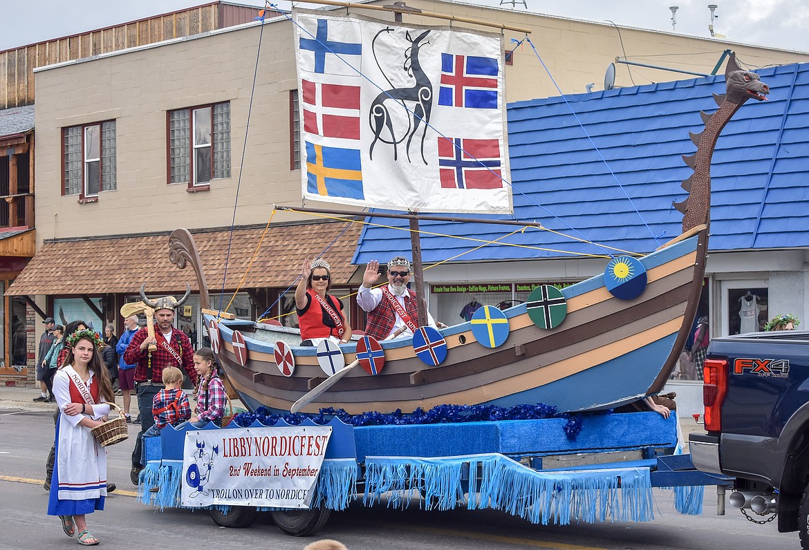 The Libby Logger Days parade down Mineral Avenue on Saturday, June 23, 2018. (Ben Kibbey/The Western News)