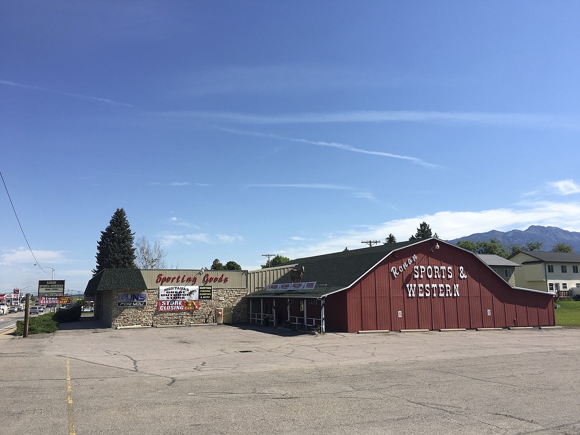 RONAN SPORTS &amp; WESTERN will be closing its doors in August after decades serving hunters and fishermen.