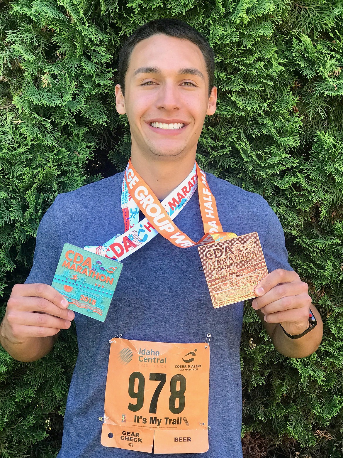 Courtesy photo
Ricky Bustillos, 18, of Coeur d&#146;Alene, has wanted to compete in an Ironman since he was young. Bustillos&#146; first Ironman will be Sunday&#146;s Coeur d&#146;Alene 70.3. He&#146;ll join athletes from all over the world to swim, bike and run for a piece of the $30,000 prize purse and the chance to advance to September&#146;s championship in South Africa.